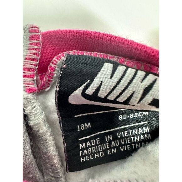Nike Kids Fleece Sweat Jogging Suit 2 Pcs Pink Size 18 M See Description - Picture 8 of 14